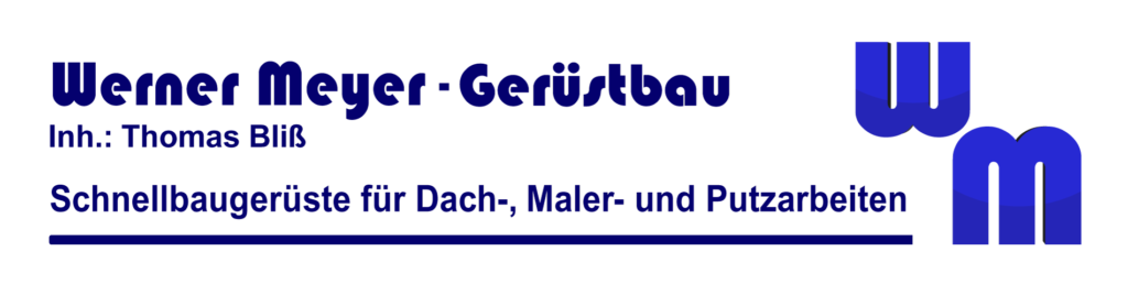 Gerüstbau Werner Meyer Inh. Thomas Bliß Logo